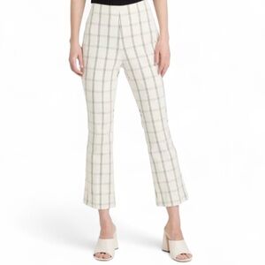 A New Day Women’s Plaid High-Rise Kick Flare Pull-On Pants - Size 2R
